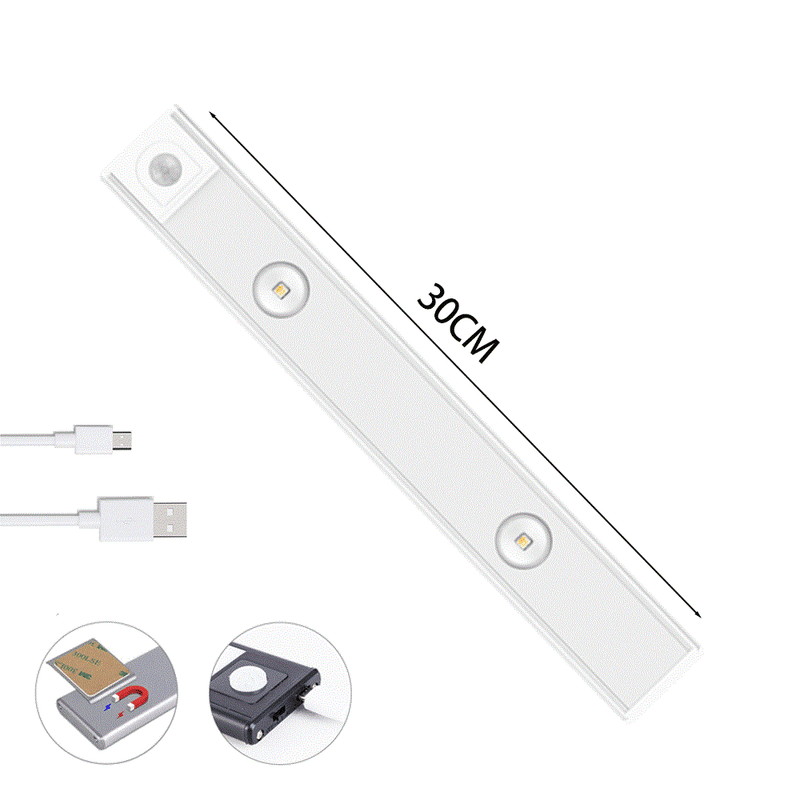 Luz de Led Para Armário com Sensor de Movimento + Frete Grátis + Envio Imediato + Brinde